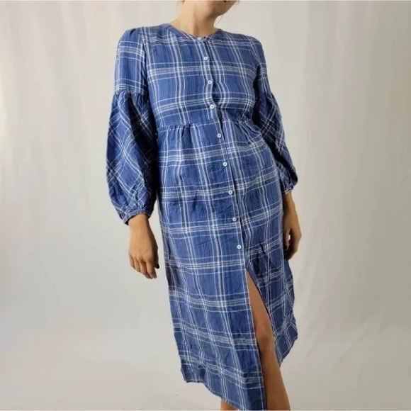 ZARA | Checked Tunic Dress - Picture 2 of 7